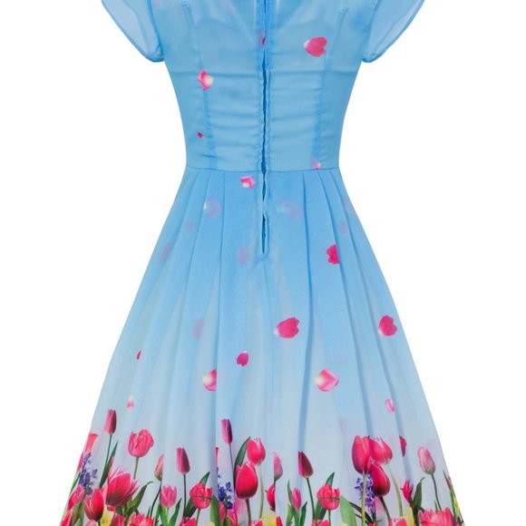 🌷Hell Bunny Bethany Dress UK 4x - Picture 4 of 7